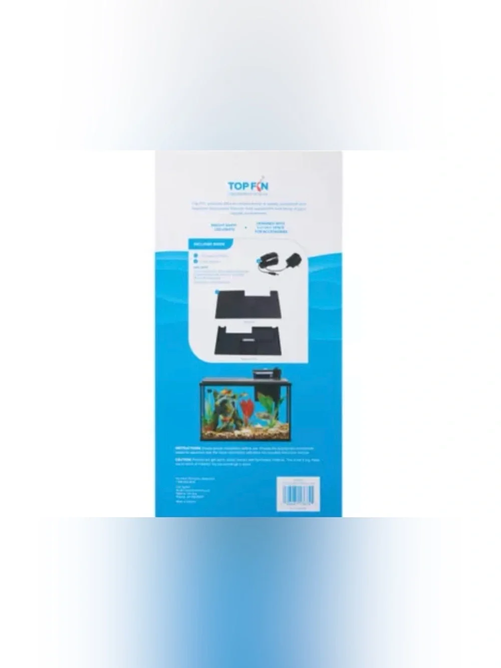 Top Fin® LED Aquarium Hood - LED Fish Tank Hood - 5.5 Gallon